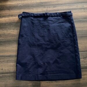 Ann Taylor 10T Navy Skirt (with belt)